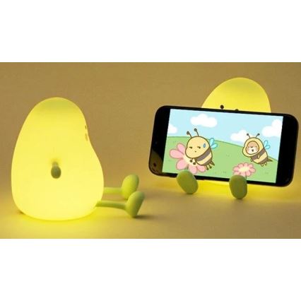 LED Hämardatav laetav laste öölamp LED/1W/5V 3000K 800 mAh mango