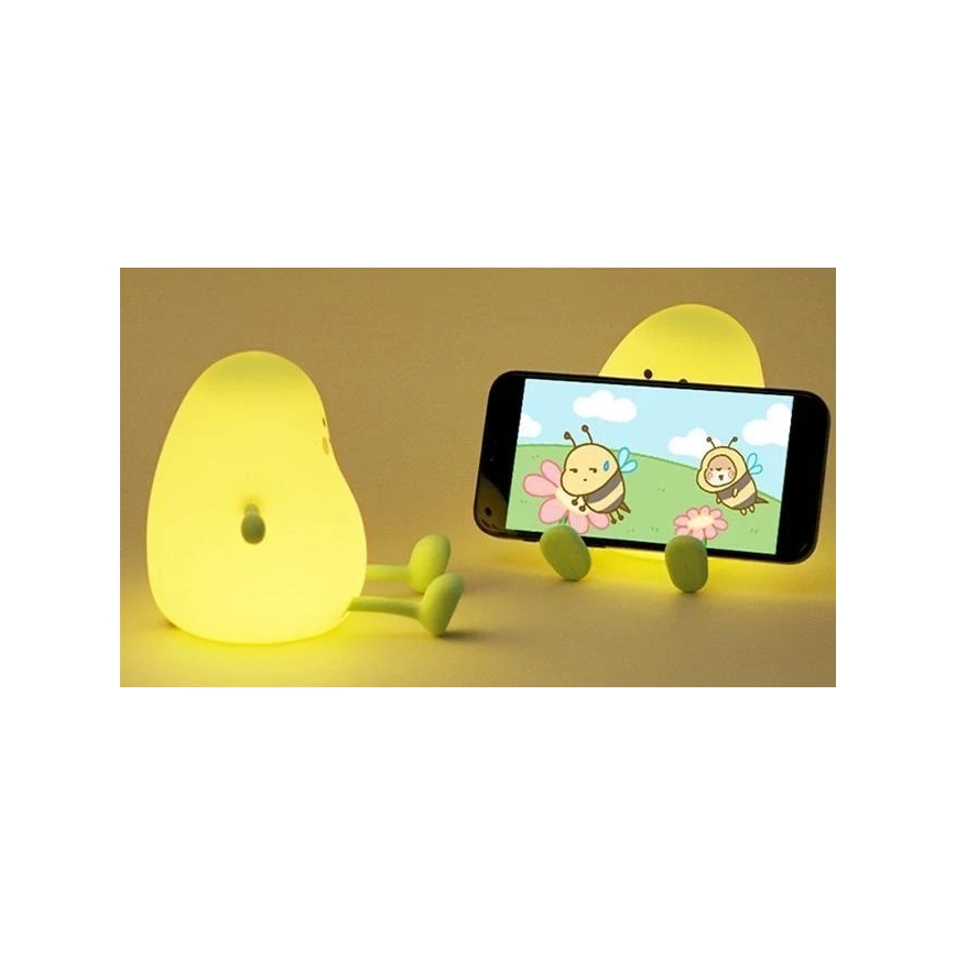 LED Hämardatav laetav laste öölamp LED/1W/5V 3000K 800 mAh mango