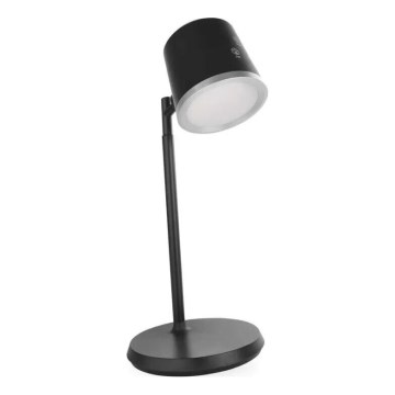 LED Hämardatav laetav laualamp 4-ühes LED/6W/3,7V 3000K/4000K/6500K 1500mAh must