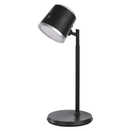LED Hämardatav laetav laualamp 4-ühes LED/6W/3,7V 3000K/4000K/6500K 1500mAh must