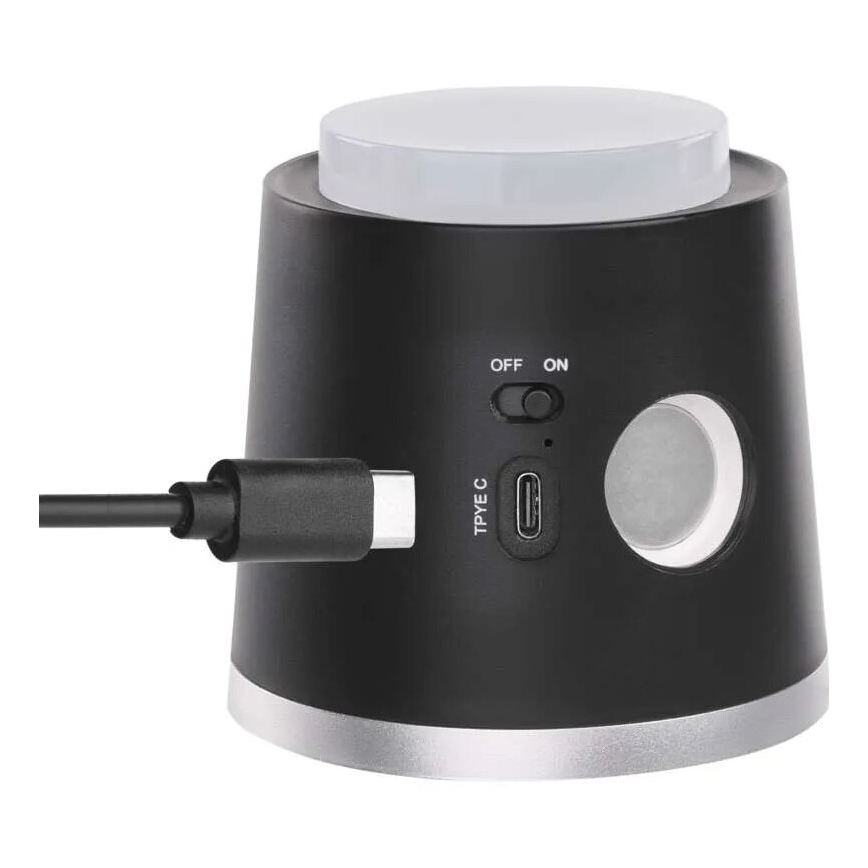 LED Hämardatav laetav laualamp 4-ühes LED/6W/3,7V 3000K/4000K/6500K 1500mAh must