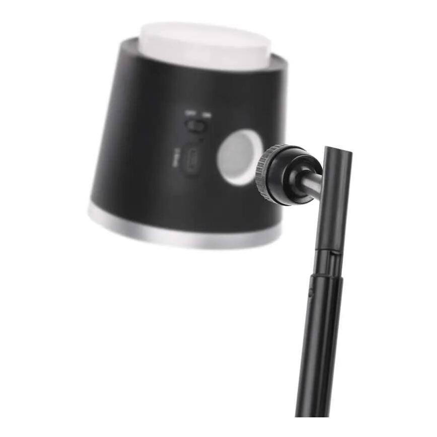 LED Hämardatav laetav laualamp 4-ühes LED/6W/3,7V 3000K/4000K/6500K 1500mAh must