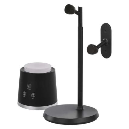 LED Hämardatav laetav laualamp 4-ühes LED/6W/3,7V 3000K/4000K/6500K 1500mAh must
