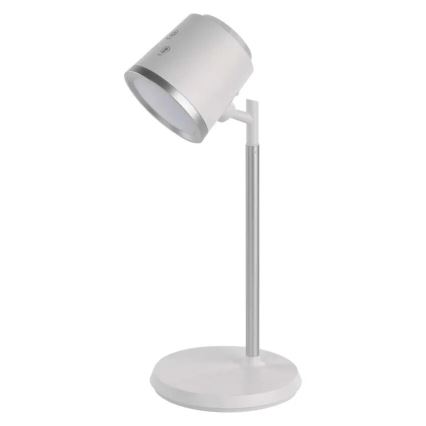 LED Hämardatav laetav laualamp 4-ühes LED/6W/3,7V 3000K/4000K/6500K 1500mAh valge