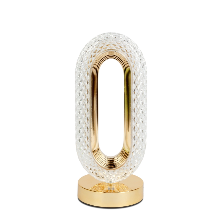 Hämardatav laetav LED-laualamp DUBAI LED/2W/5V 2700K/4000K/6500K 400 mAh kuldne