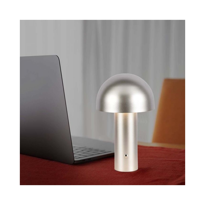 LED Hämardatav laetav puutetundlik laualamp LED/1W/5V 3000-6000K 1800 mAh kuldne