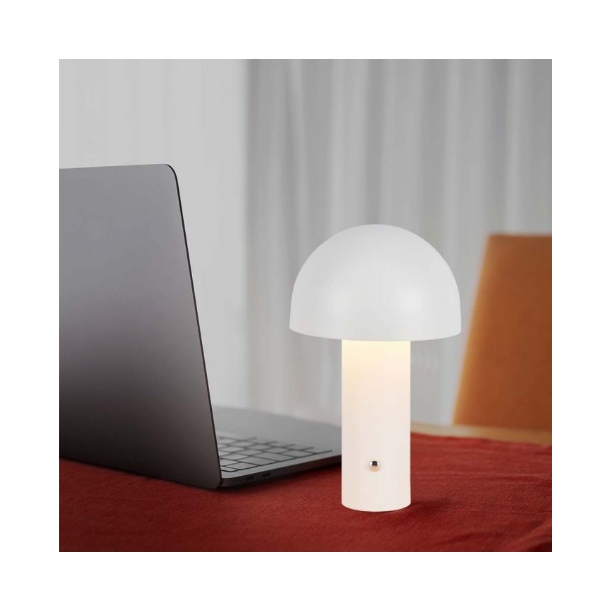 LED Hämardatav laetav puutetundlik laualamp LED/1W/5V 3000-6000K 1800 mAh valge
