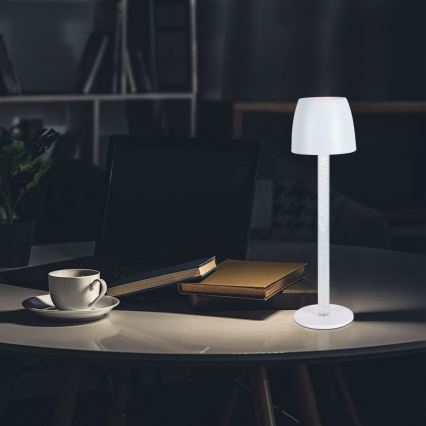 LED Hämardatav laetav puutetundlik laualamp LED/3W/5V 3000K 1800 mAh must
