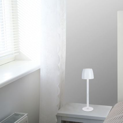 LED Hämardatav laetav puutetundlik laualamp LED/3W/5V 3000K 1800 mAh must