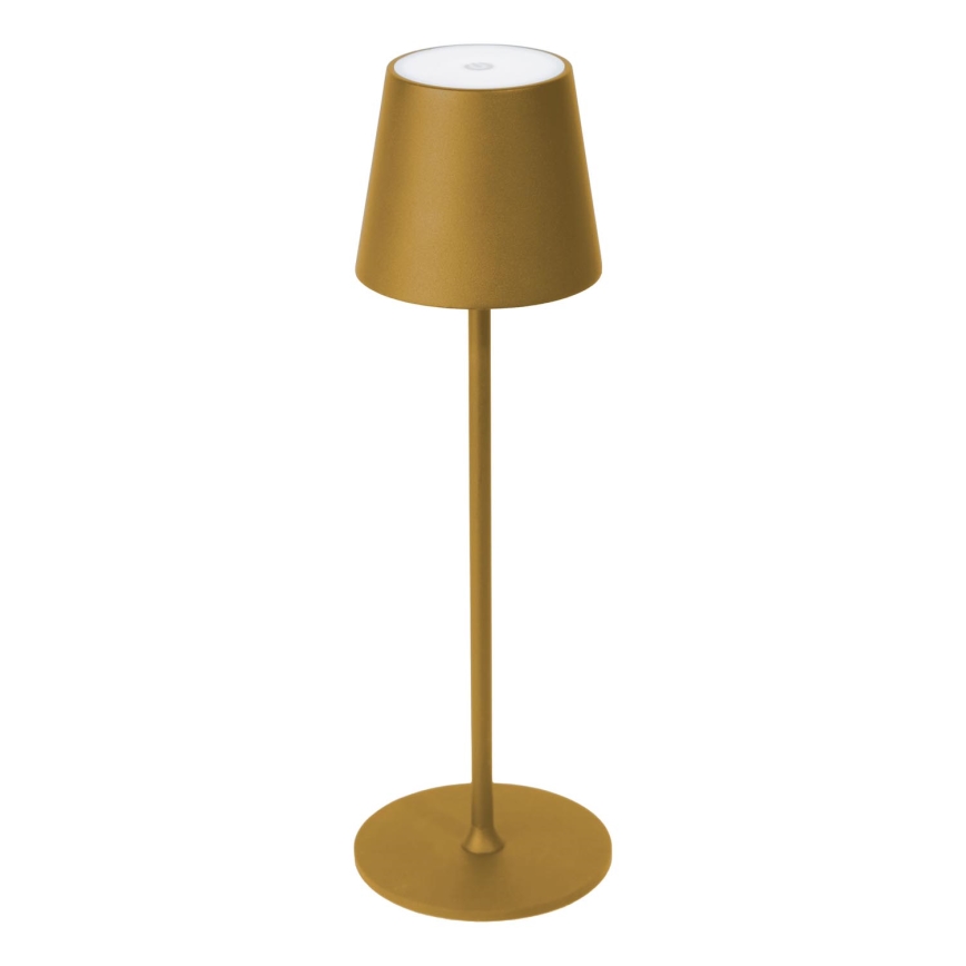 LED Hämardatav laetav laualamp LED/4W/4000 mAh 3000/4000/5500K IP44 kuldne