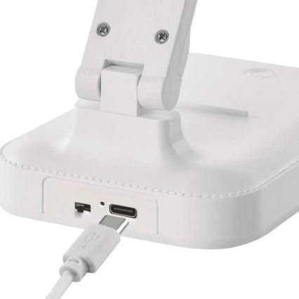 LED Hämardatav laetav laualamp LED/5W/3,7V 3000K/4000K/6500K 800mAh valge
