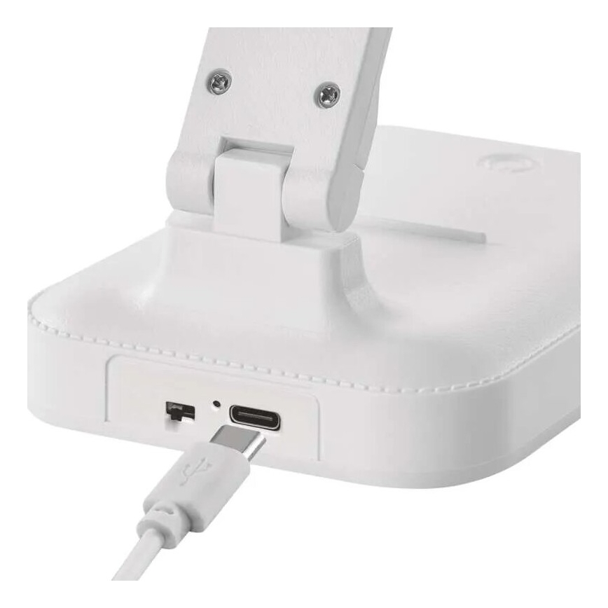 LED Hämardatav laetav laualamp LED/5W/3,7V 3000K/4000K/6500K 800mAh valge