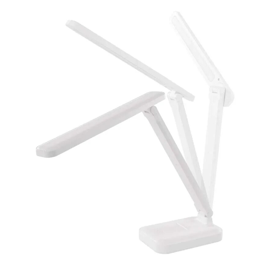 LED Hämardatav laetav laualamp LED/5W/3,7V 3000K/4000K/6500K 800mAh valge