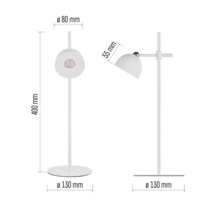 LED Hämardatav laetav laualamp magnetiga 4-ühes LED/4,2W/3,7V 4000K 1200mAh valge