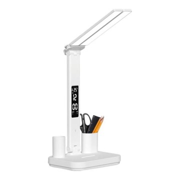 LED-hämardatav laetav laualamp NOBLITE P LED/5W/5V 3000/4000/6000K 2200 mAh valge