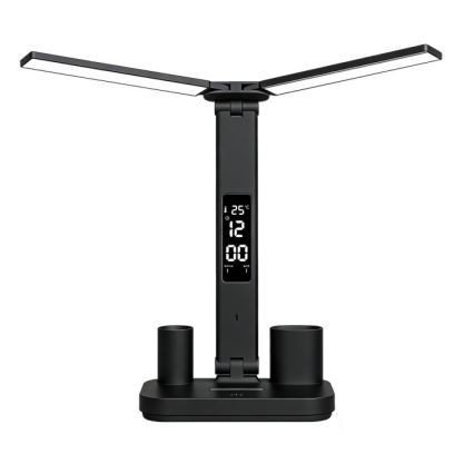 Hämardatav laetav LED-laualamp NOBLITE P LED/5W/5V 3000/4000/6000K 2200 mAh must
