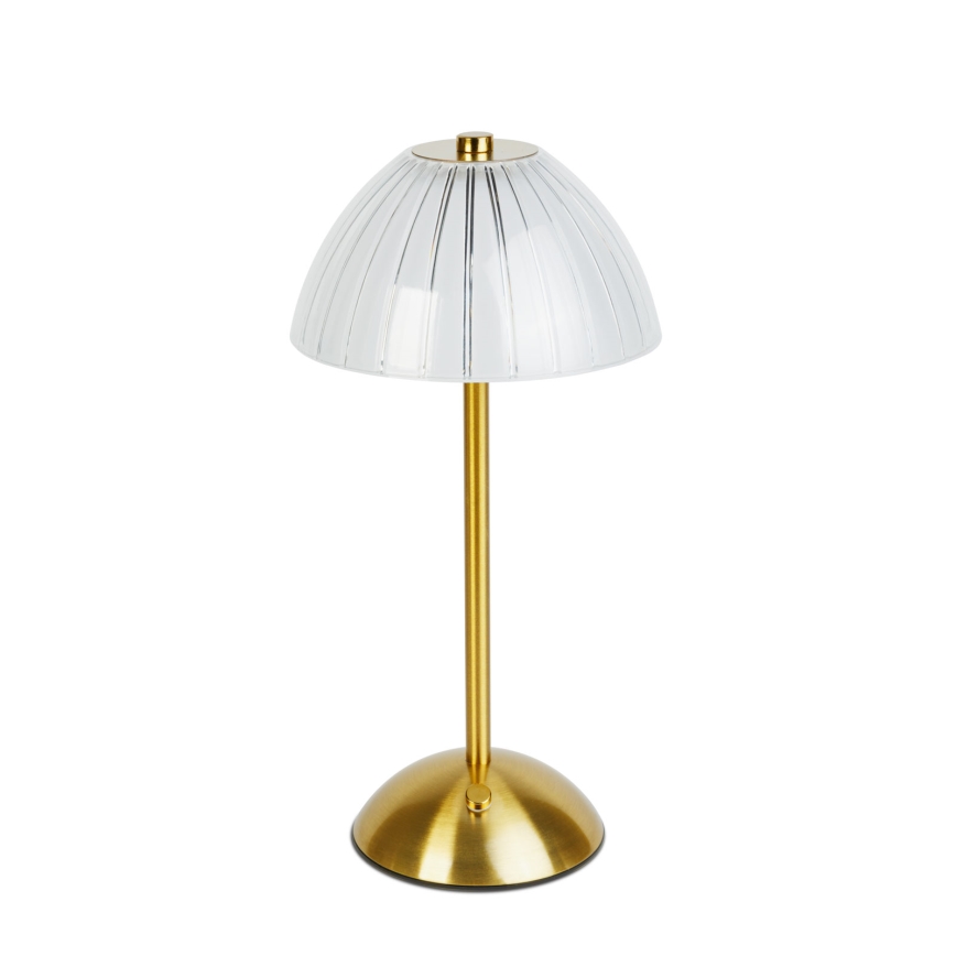 LED-hämardatav laetav laualamp PARIS LED/2W/5V 2700K/4000K/6500K 800 mAh kuldne