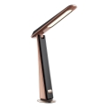 LED hämardatav laetav laualamp TOP LED/4W/5V 1800 mAh 3000/4000/5000K pruun/must