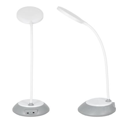 LED Hämardatav laetav laualamp VISUA LED/5W/5V 3000-5000K 1200 mAh hall