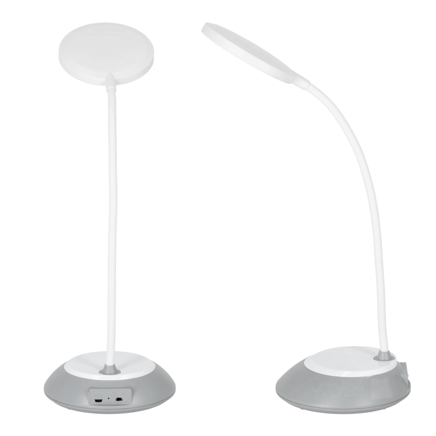 LED Hämardatav laetav laualamp VISUA LED/5W/5V 3000-5000K 1200 mAh hall