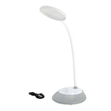 LED Hämardatav laetav laualamp VISUA LED/5W/5V 3000-5000K 1200 mAh hall