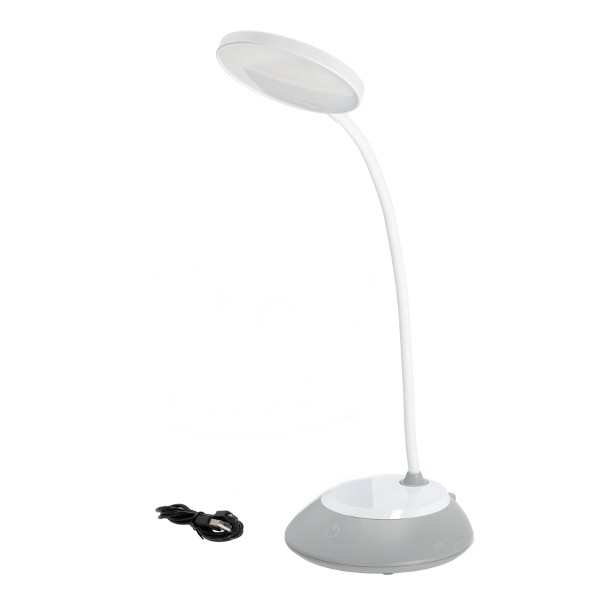LED Hämardatav laetav laualamp VISUA LED/5W/5V 3000-5000K 1200 mAh hall