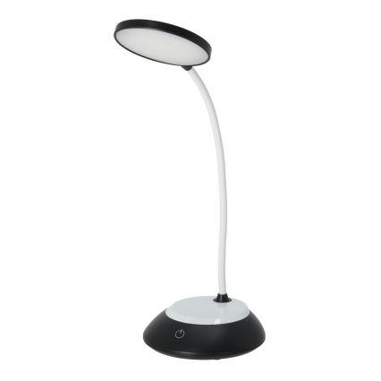 LED Hämardatav laetav laualamp VISUA LED/5W/5V 3000-5000K 1200 mAh must
