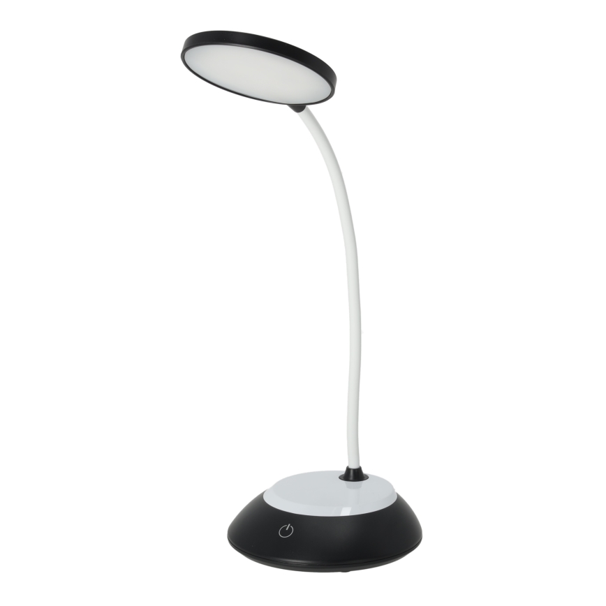 LED Hämardatav laetav laualamp VISUA LED/5W/5V 3000-5000K 1200 mAh must