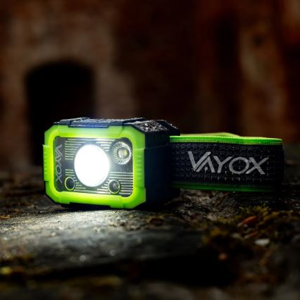 LED-hämardatav laetav otsmikulamp anduriga LED/10W/5V IP66 750 lm 1500 mAh