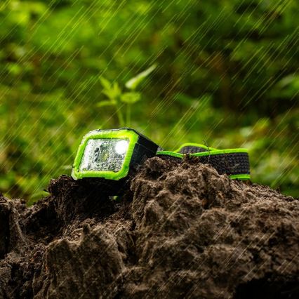 LED-hämardatav laetav otsmikulamp anduriga LED/10W/5V IP66 750 lm 1500 mAh