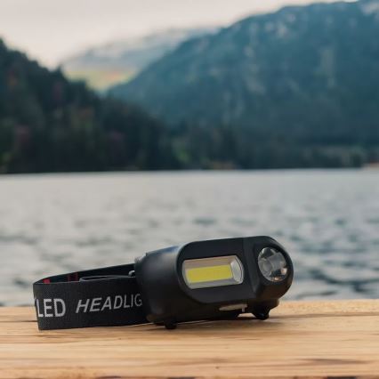 LED Hämardatav laetav pealamp 2xLED/5V IP44 210 läikiv 2000 mAh