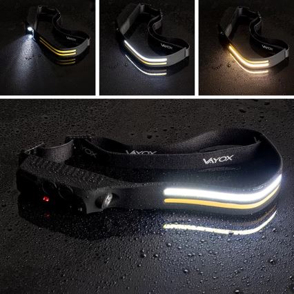 LED Hämardatav laetav pealamp anduriga 3xLED/5V IP44 300 läikiv 1200 mAh