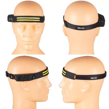 LED Hämardatav laetav pealamp anduriga 3xLED/5V IP44 300 läikiv 1200 mAh