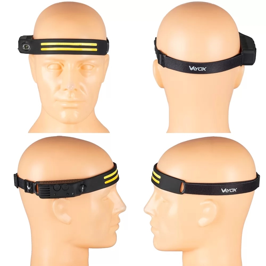 LED Hämardatav laetav pealamp anduriga 3xLED/5V IP44 300 läikiv 1200 mAh