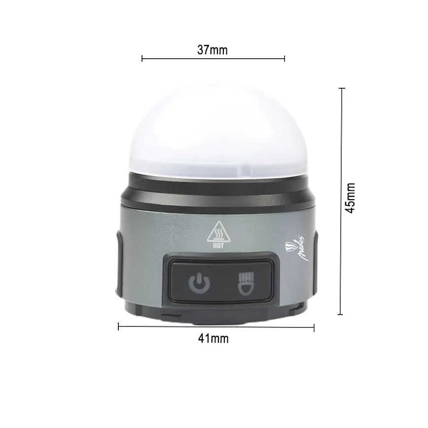 LED Hämardatav laetav pealamp LED/8W/5V IP42 210 lm 800 mAh