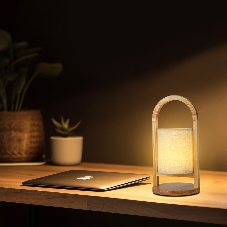 LED Hämardatav laetav puutetundlik laualamp LED/1,5W/5V 3000K 1800mAh beež