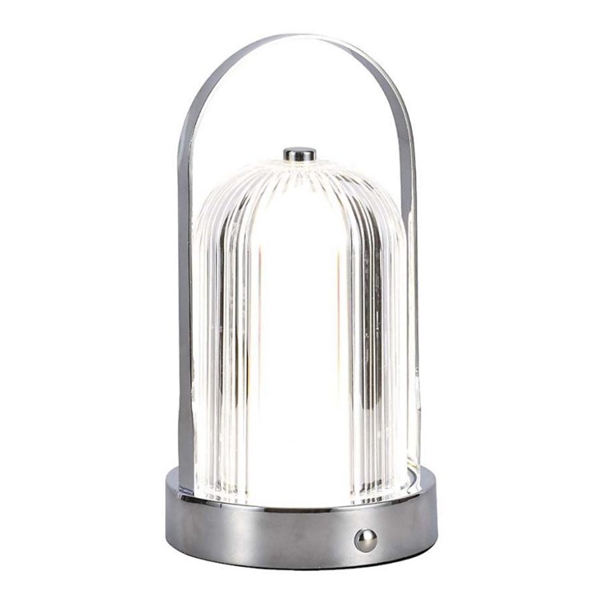 LED Hämardatav laetav puutetundlik laualamp LED/1W/5V 3000-6000K 1800 mAh matt kroom