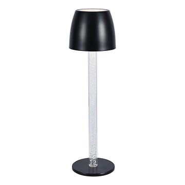 LED Hämardatav laetav puutetundlik laualamp LED/3W/5V 3000K 1800 mAh must