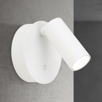 LED hämardatav laetav puutetundlik seinapunktvalgusti LUXY LED/1W/5V 2200 mAh 2700/3000/4000K valge