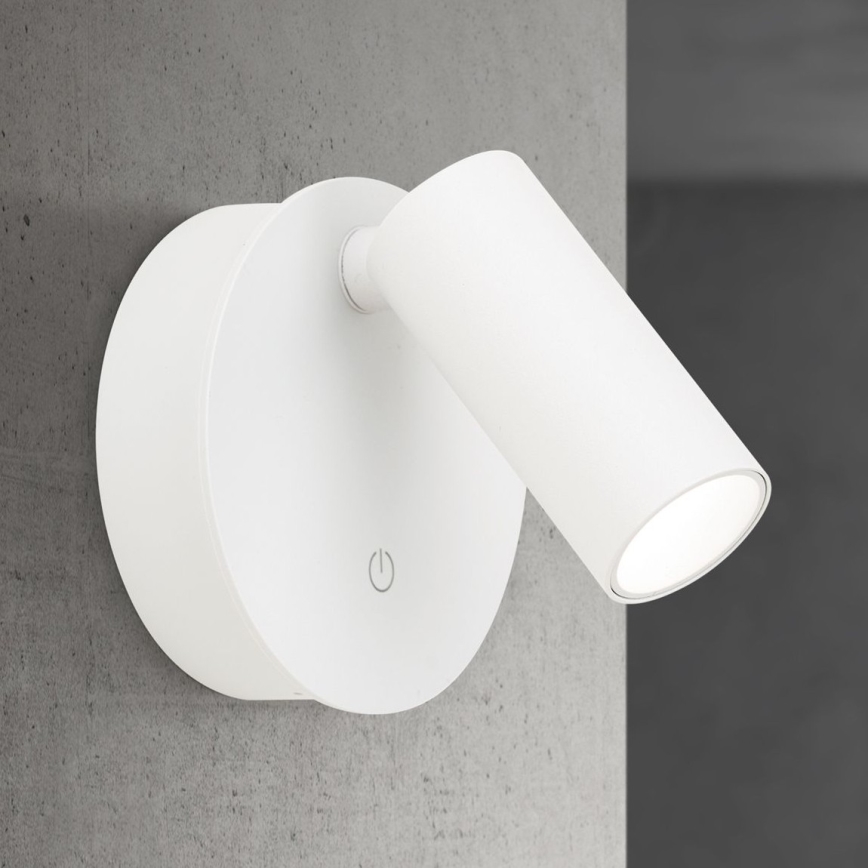 LED hämardatav laetav puutetundlik seinapunktvalgusti LUXY LED/1W/5V 2200 mAh 2700/3000/4000K valge