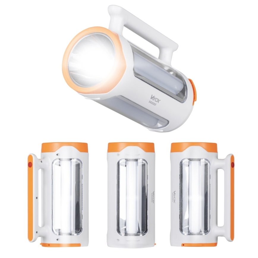 LED Hämardatav laetav taskulamp 2in1 akupanga funktsiooniga LED/5W/230V 3500 mAh