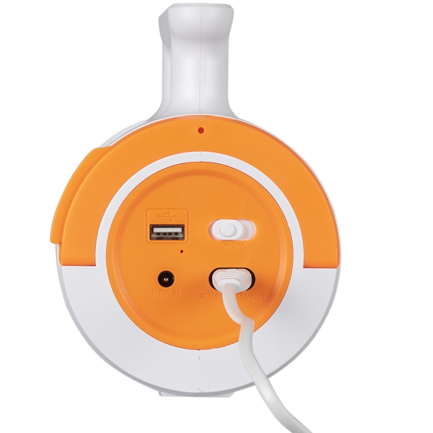 LED Hämardatav laetav taskulamp 2in1 akupanga funktsiooniga LED/5W/230V 3500 mAh