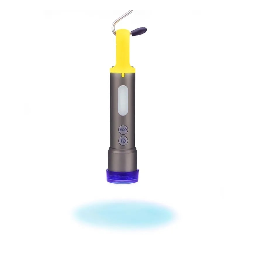 LED Hämardatav laetav taskulamp LED/10W/5V IPX4 1200 mAh 650 lm