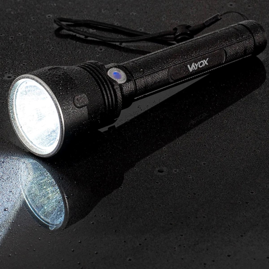 LED Reguleeritav laetav taskulamp LED/20W/5V IPX5 1570 lm 8400 mAh