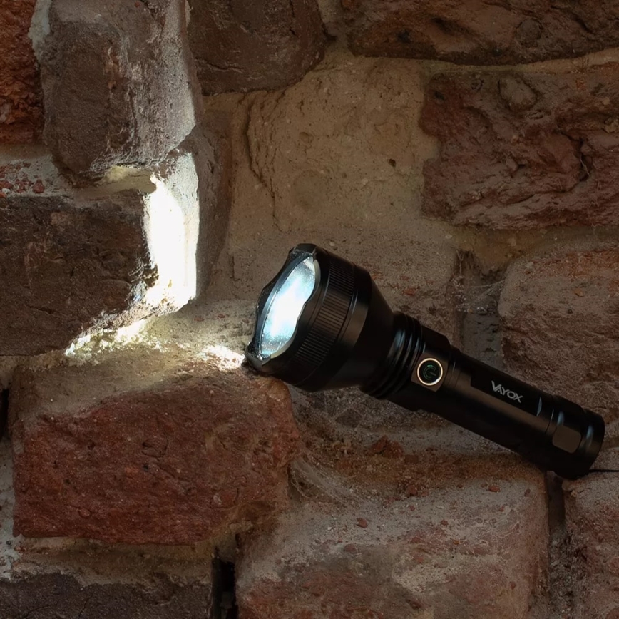 LED Hämardatav laetav taskulamp LED/20W/5V IPX5 1900 läikiv 5000 mAh