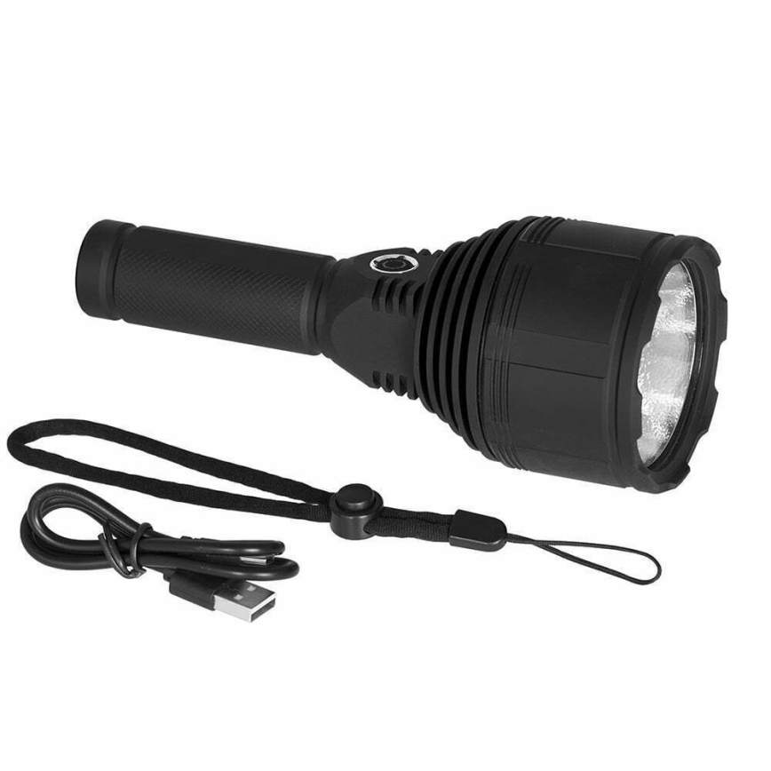 LED Hämardatav laetav taskulamp LED/30W/5V IPX7 3000 läikiv 4200 mAh
