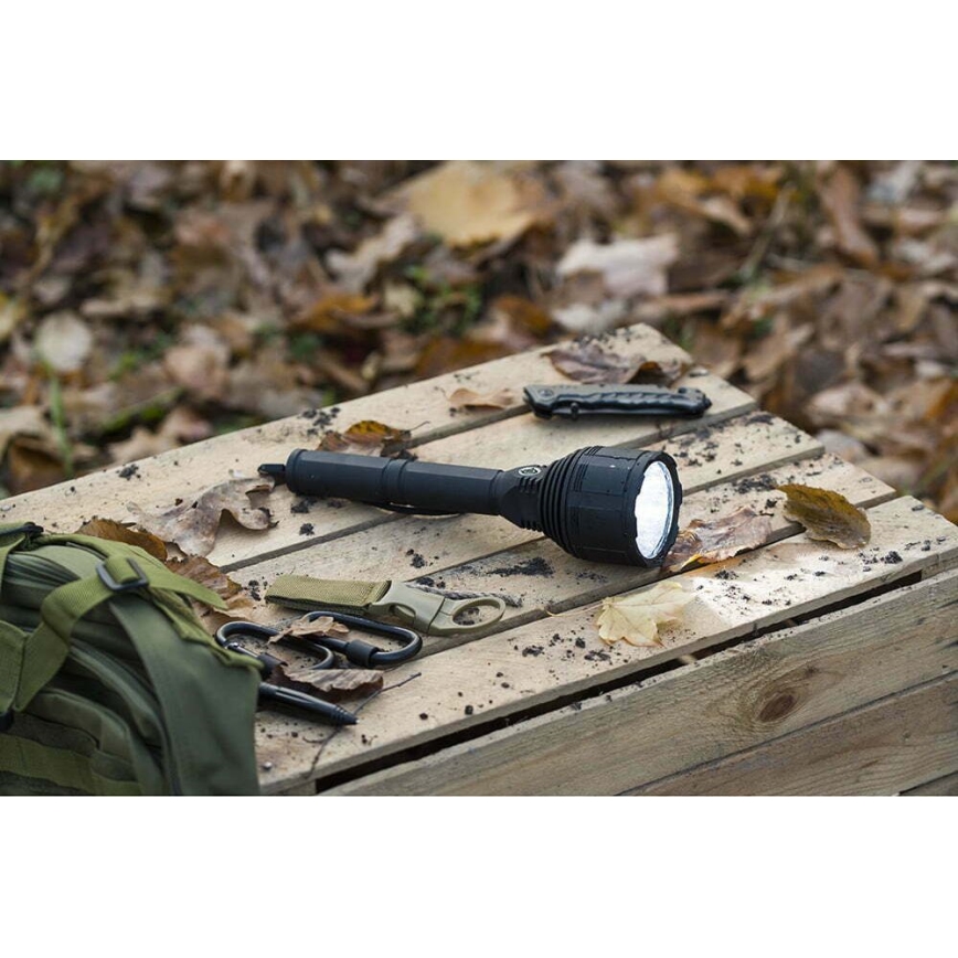 LED Hämardatav laetav taskulamp LED/30W/5V IPX7 3000 läikiv 8400 mAh