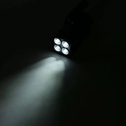 LED Hämardatav laetav taskulamp LED/5V IPX4 250 läikiv 1200 mAh