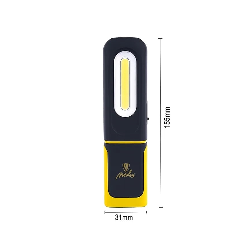 LED Hämardatav laetav taskulamp LED/8W/5V IP44 420 lm 1200 mAh