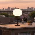 LED hämardatav laetav välitingimustes laualamp VENEZIA LED/2W/5V 2700K IP54 4000 mAh must